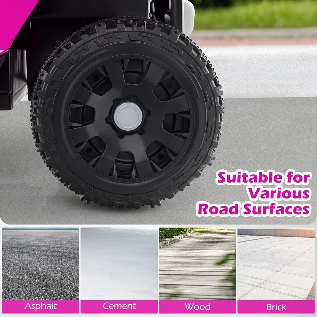 OLAKIDS 12V Ride on Car UTV, Electric Off-Road Truck for Toddlers Aged 3+ Years
