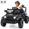 OLAKIDS 12V Ride On Truck, Battery Powered Electric Vehicle for Kids with Remote Control Ride on Toy for 3+ Boys Girls
