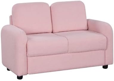OLAKIDS Kids Sofa, 2 Seat Soft Thick Upholstered Couch for Playroom Kids Boys Girls