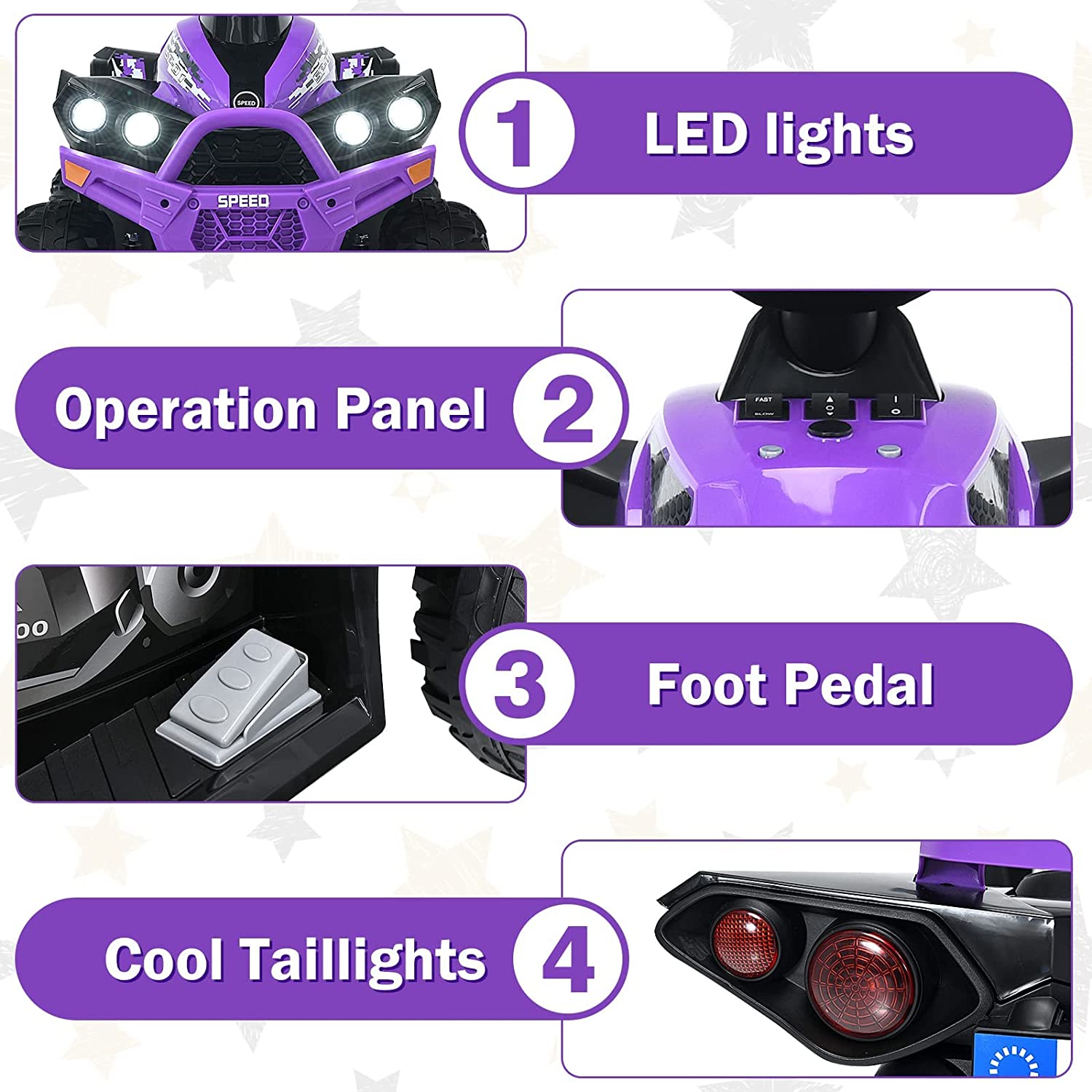 2-in-1 Electric Tractor with Detachable Trailer OLAKIDS