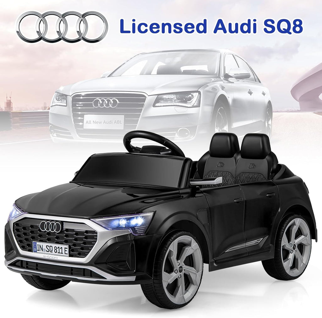 OLAKIDS Licensed 12V Audi SQ8 Ride on Car Kids Electric Vehicle with Remote Control