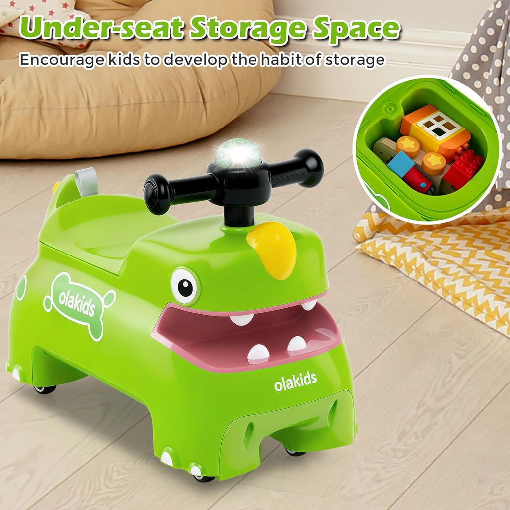 OLAKIDS Ride on Push Car, Kids Foot-to-Floor Sliding Car with Universal Wheels Boys Girls Aged 3+ Years