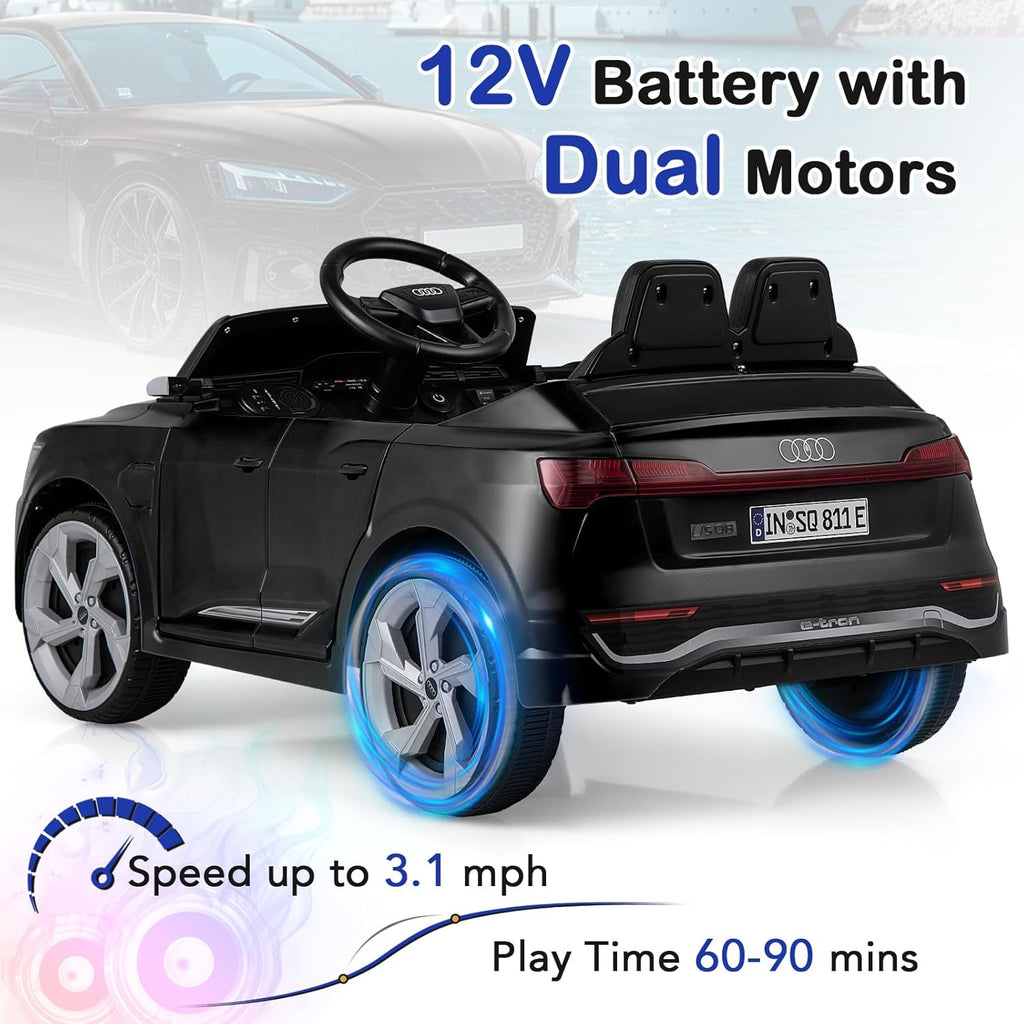 OLAKIDS Licensed 12V Audi SQ8 Ride on Car Kids Electric Vehicle with Remote Control