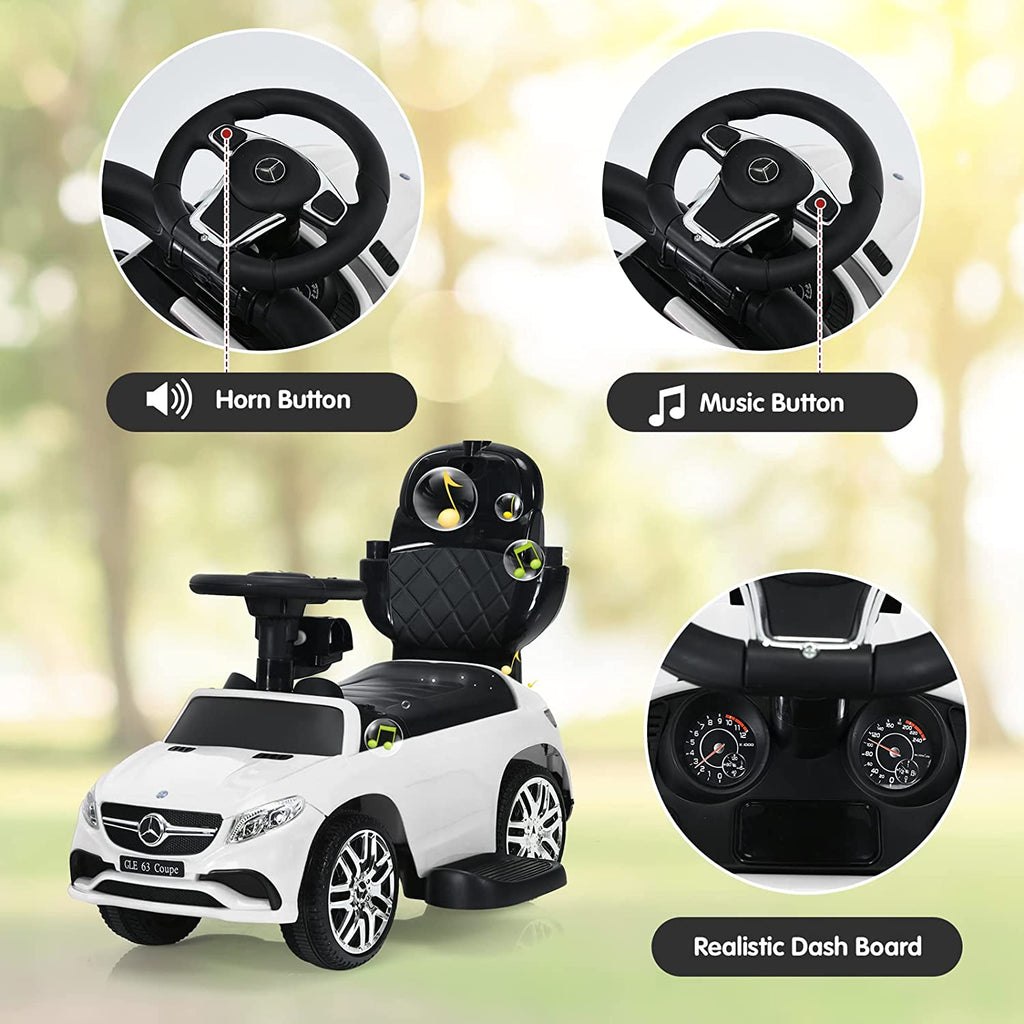 3-in-1 Kids Toy Stroller for Toddlers with Push Handle OLAKIDS