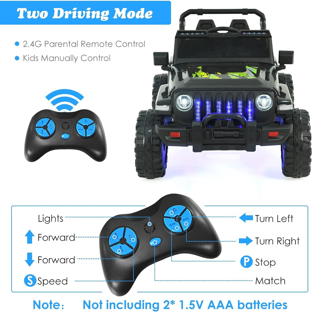 OLAKIDS Kids Ride on Truck 12V Electric Vehicle with Remote Control