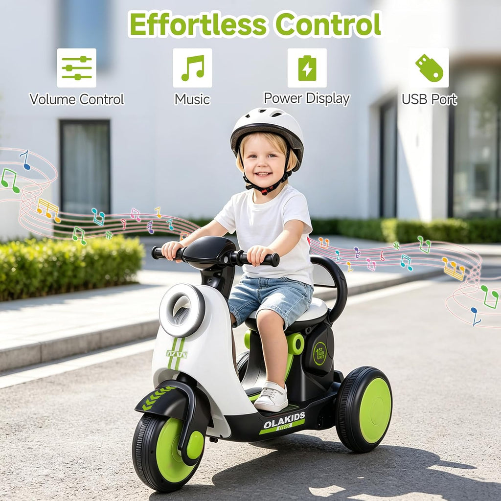 OLAKIDS 6V Electric Motorcycle for Kids