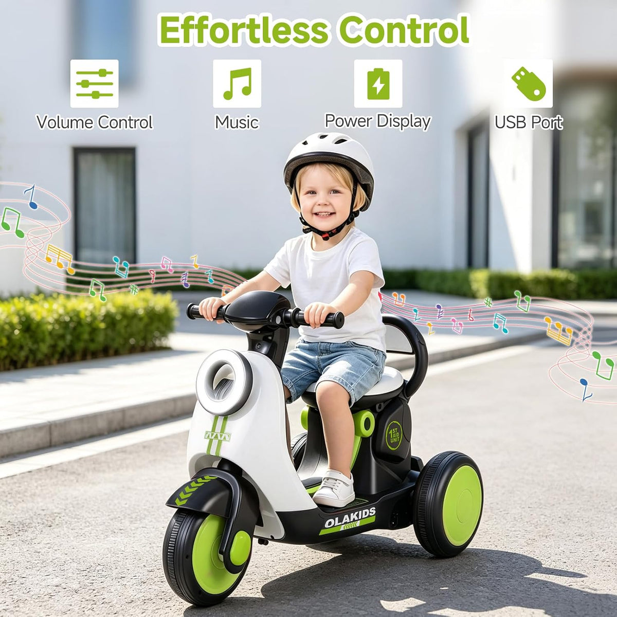 OLAKIDS 6V Electric Motorcycle for Kids