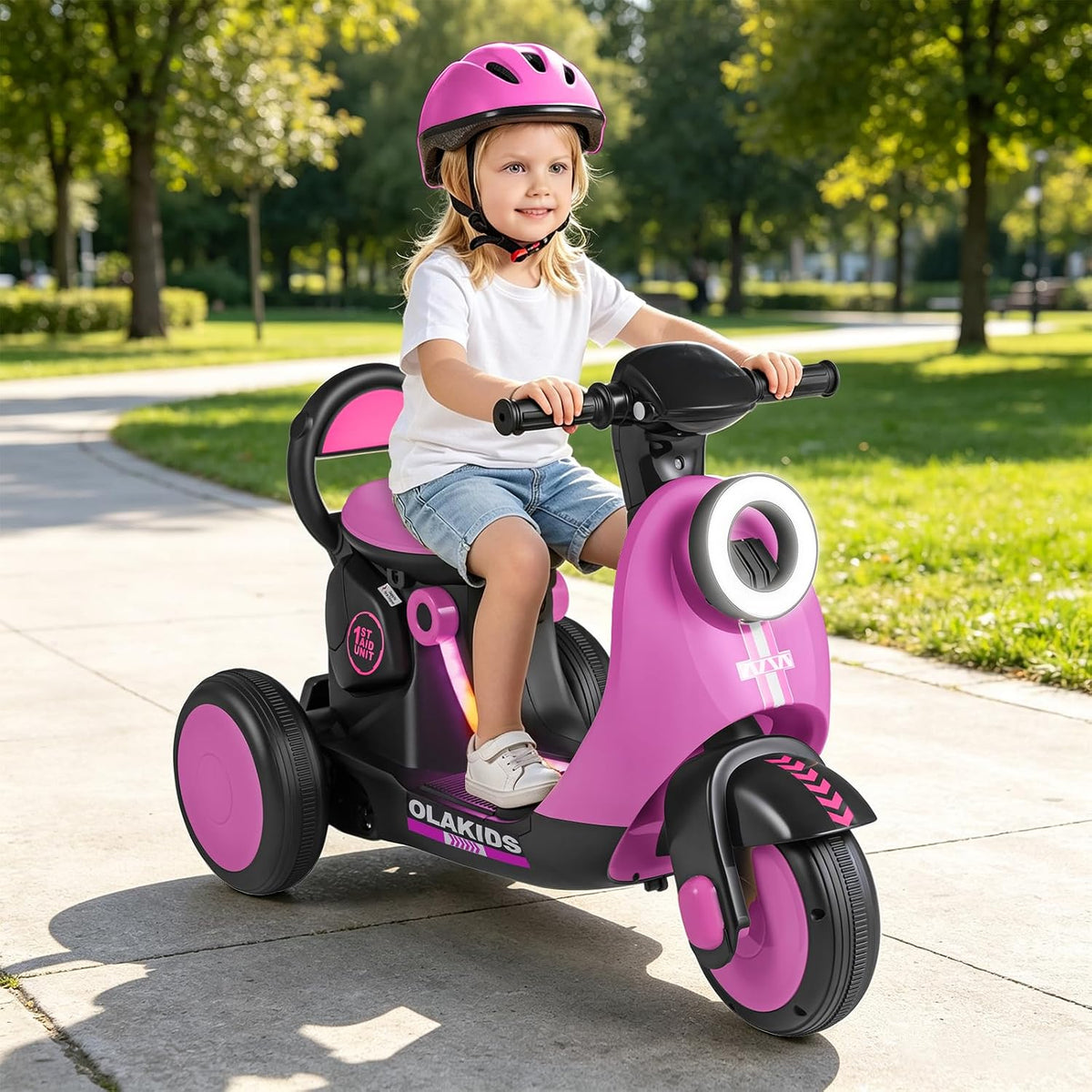 OLAKIDS 6V Electric Motorcycle for Kids