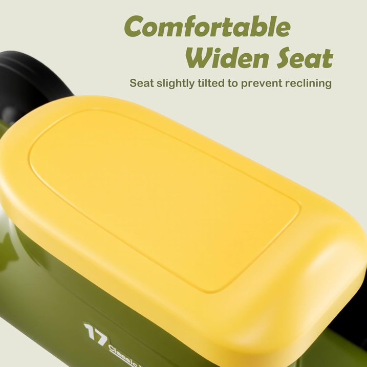 OLAKIDS Toddler Foot-to-Floor Ride On Push Car with Train Whistle and Under Seat Storage