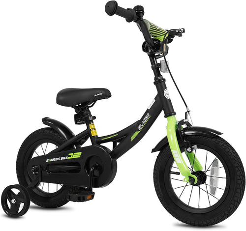 Olakids 12-18 Inch BMX Kids Bike with Training Wheels & Dual Brakes