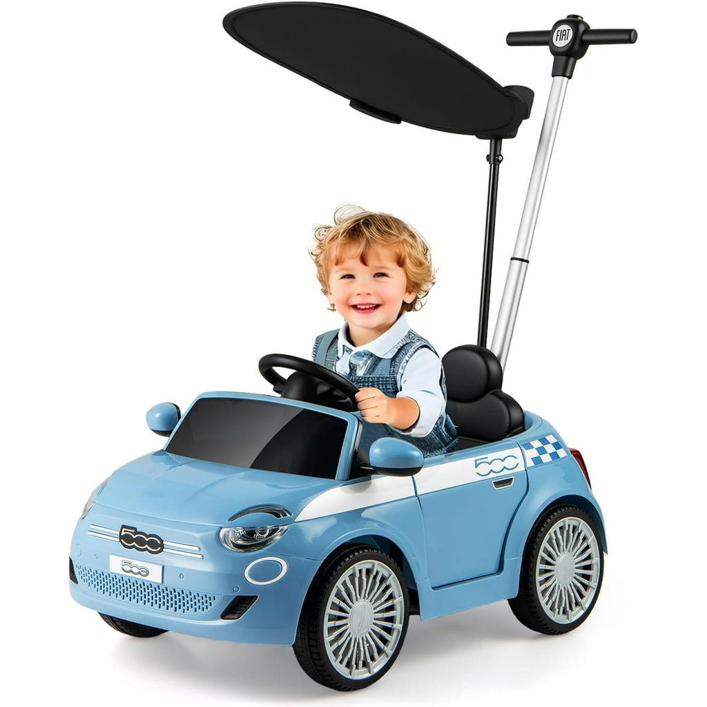 OLAKIDS Licensed Fiat 500 Ride on Push Car for Kids Toddlers 18 Month+