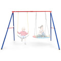 OLAKIDS Swing Stand, 550 lbs Heavy Duty Metal Swing Frame, Extra Large A-Frame Swing Stand for Kids and Adult