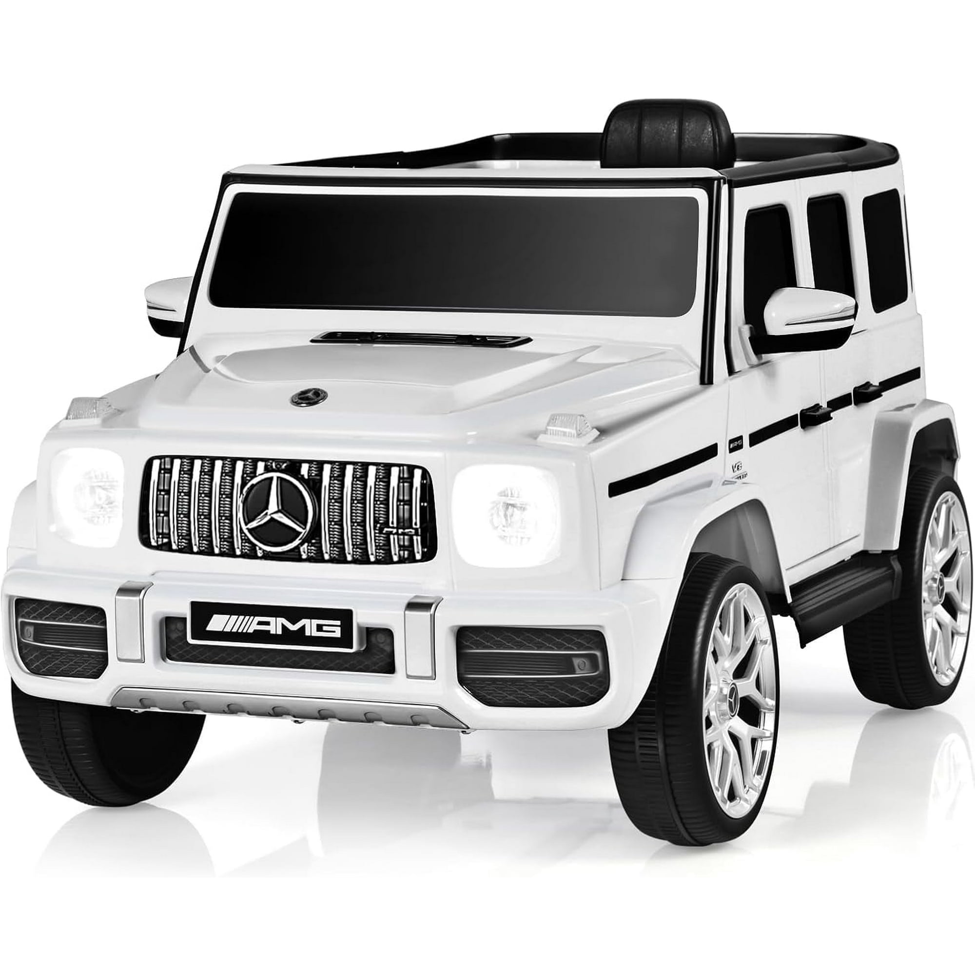 OLAKIDS 12V Kids Ride On Car, Licensed Mercedes Benz G63 Electric Vehicle