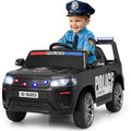 OLAKIDS Ride on Police Car 12V Kids Battery Powered Electric Vehicle for Aged 3-8 Years