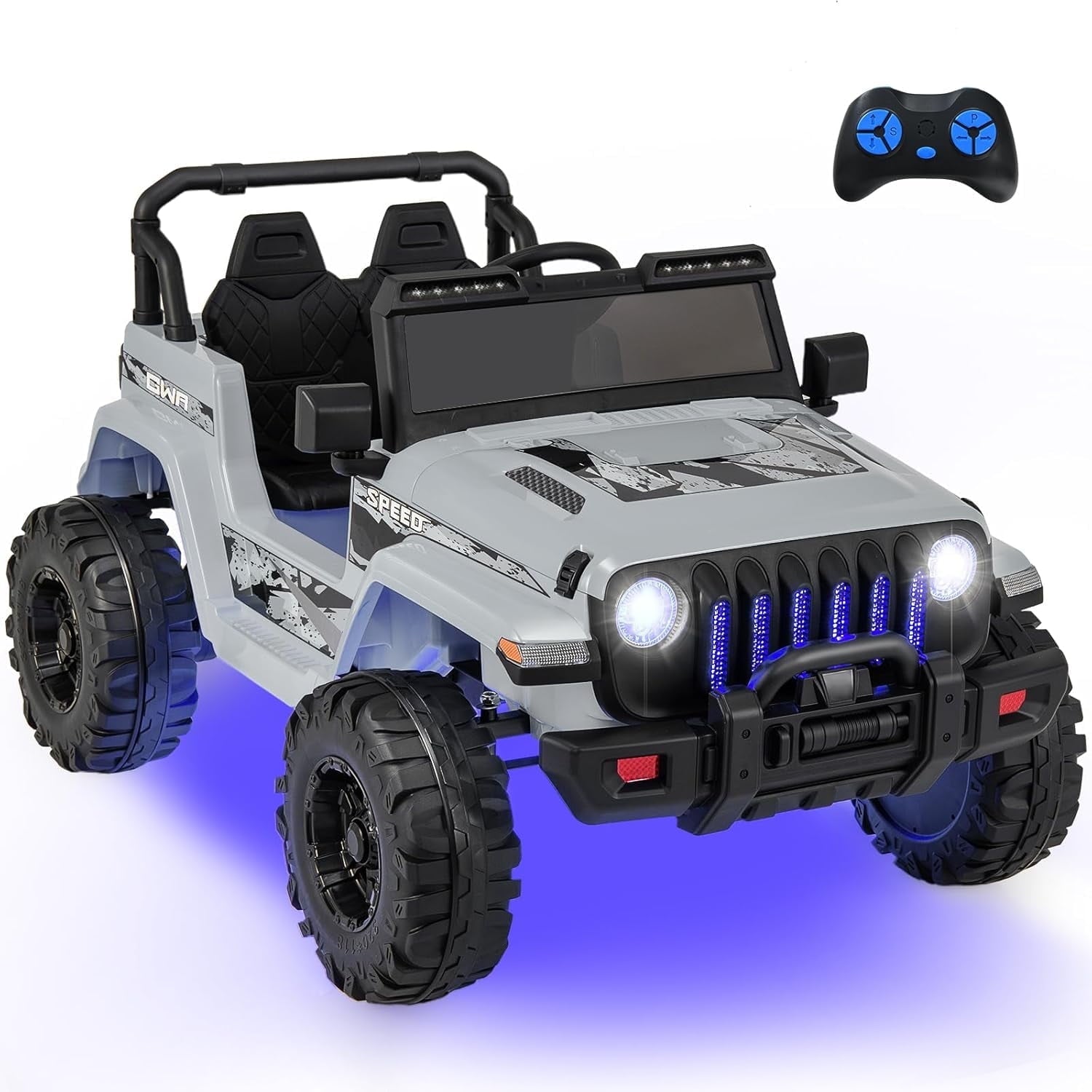 OLAKIDS Kids Ride on Truck 12V Electric Vehicle with Remote Control