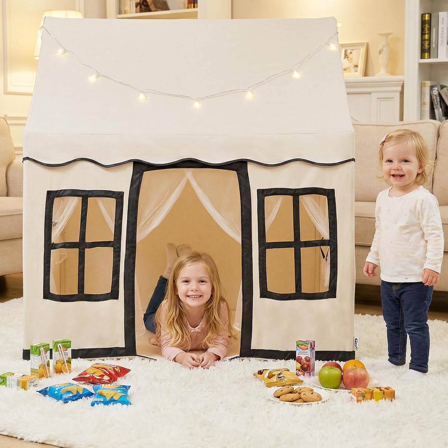 OLAKIDS Kids Play Tent Indoor Outdoor Princess Tents Castle for Toddlers
