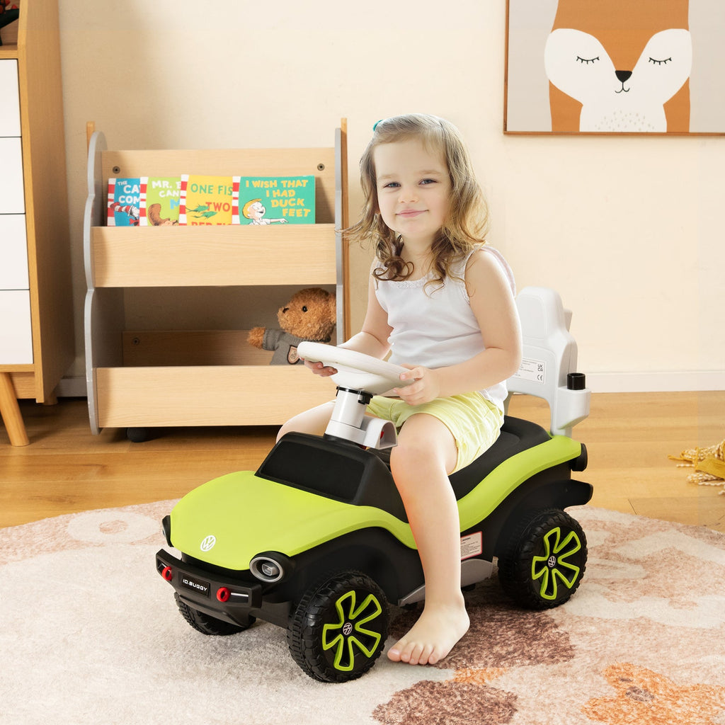 OLAKIDS 3 in 1 Ride on Push Car, Licensed Volkswagen ID. Buggy Sliding Toy