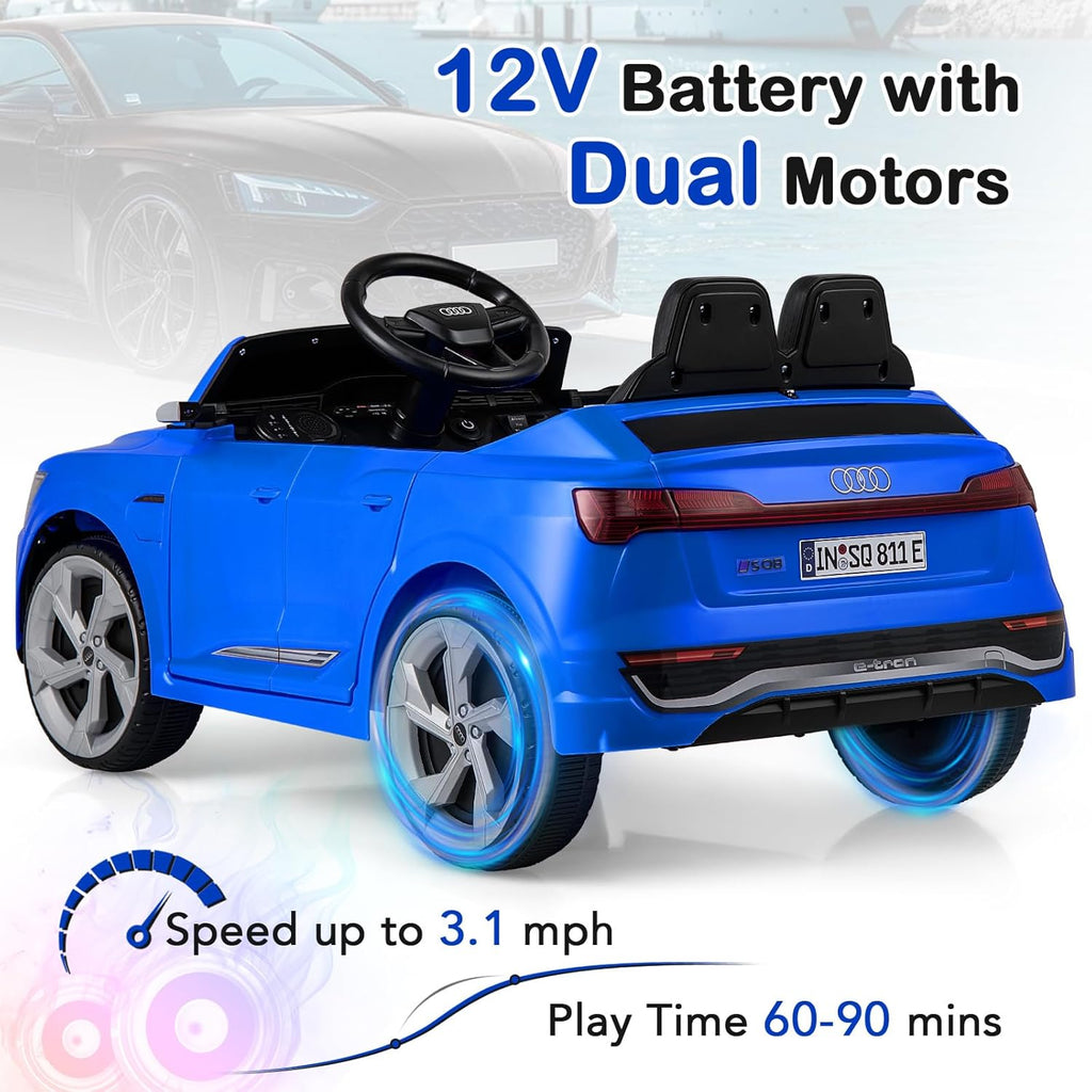 OLAKIDS Licensed 12V Audi SQ8 Ride on Car Kids Electric Vehicle with Remote Control