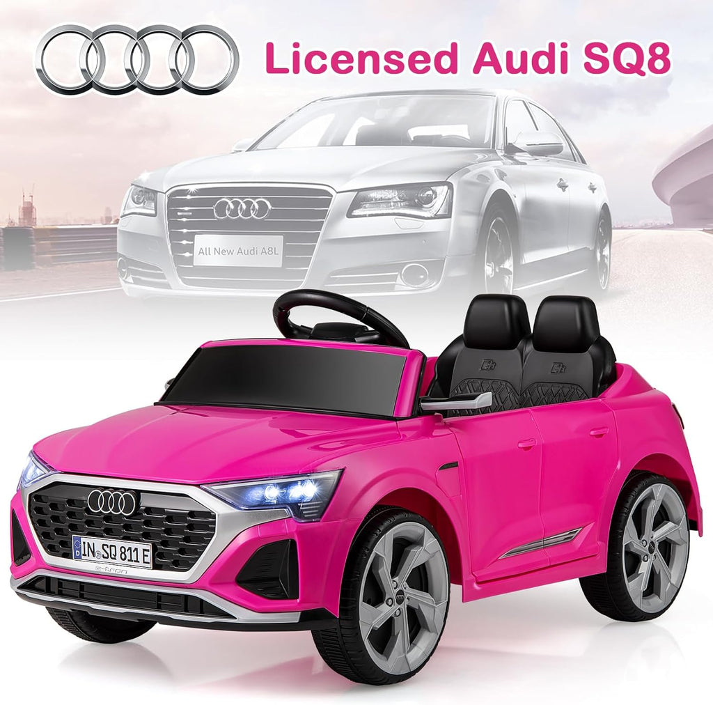 OLAKIDS Licensed 12V Audi SQ8 Ride on Car Kids Electric Vehicle with Remote Control