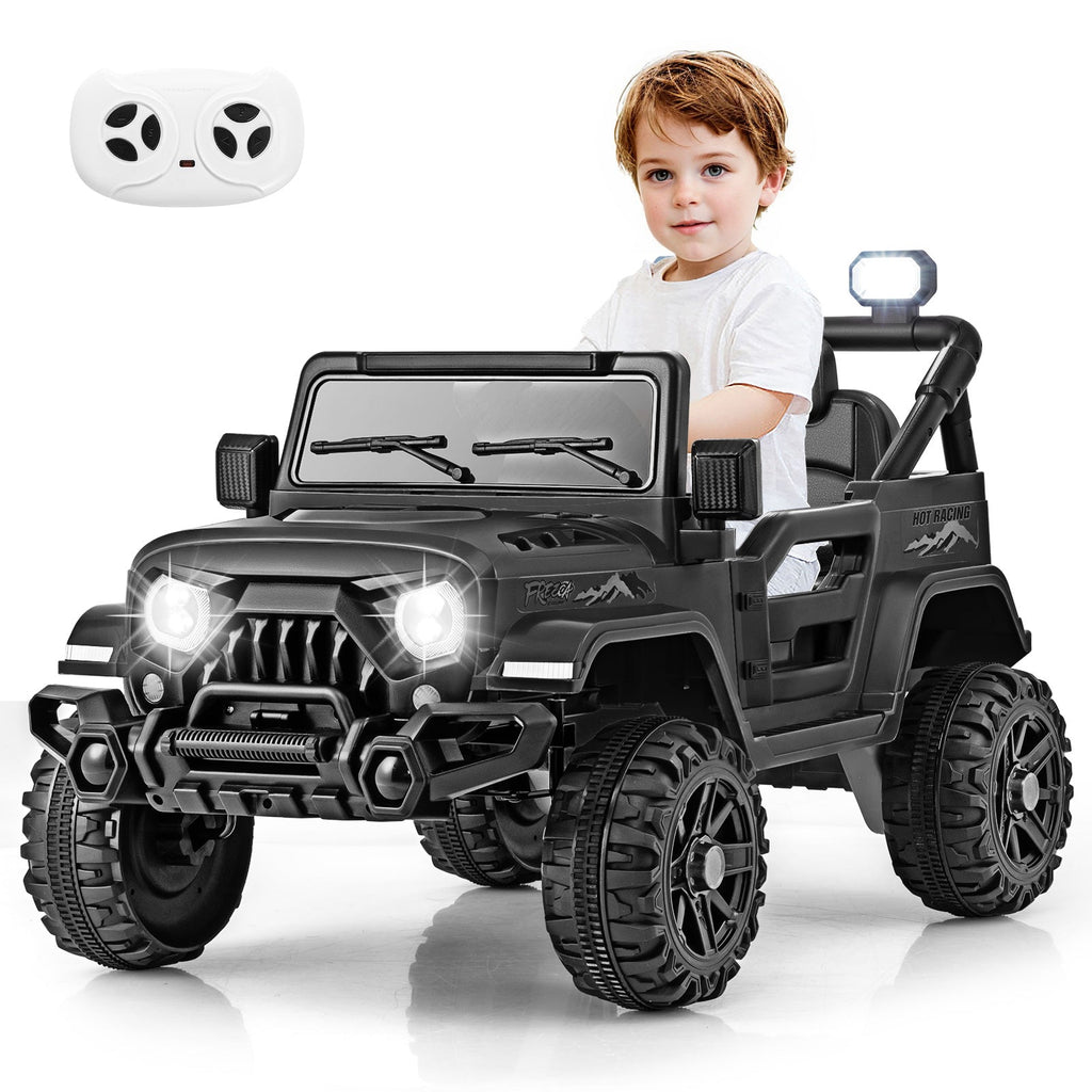 OLAKIDS Ride on Truck 12V Battery Powered Electric Vehicle for 3+ Boys Girls