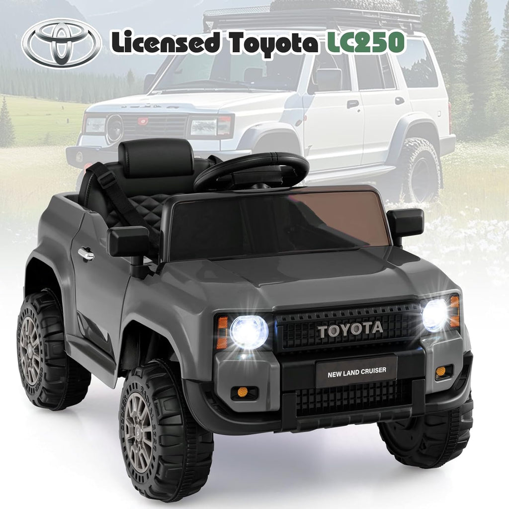 OLAKIDS Licensed Toyota LC250 Ride on Car 12V Kids Electric Vehicle with Remote Control