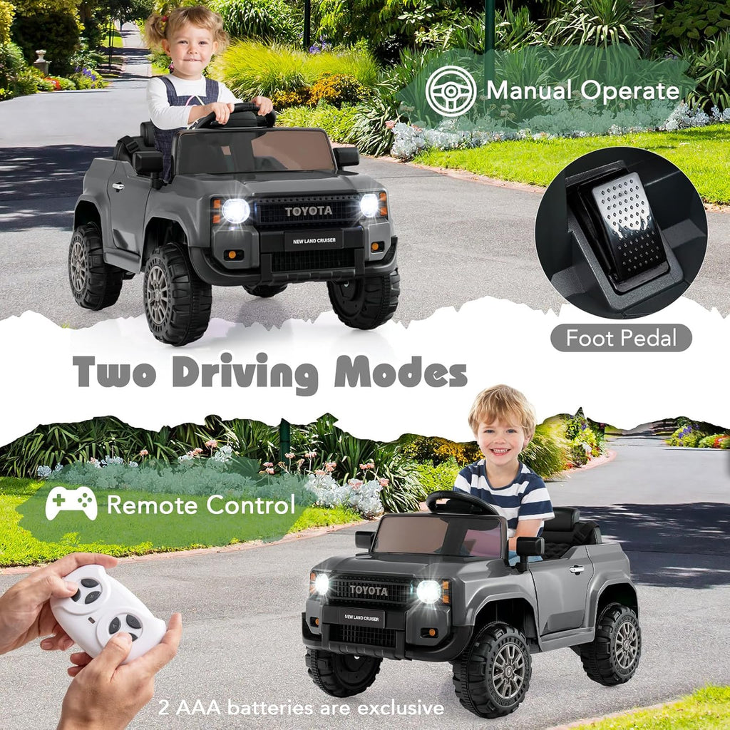OLAKIDS Licensed Toyota LC250 Ride on Car 12V Kids Electric Vehicle with Remote Control