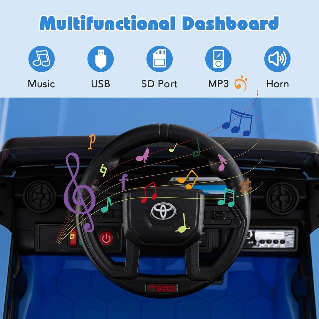 OLAKIDS Licensed Toyota LC250 Ride on Car 12V Kids Electric Vehicle with Remote Control
