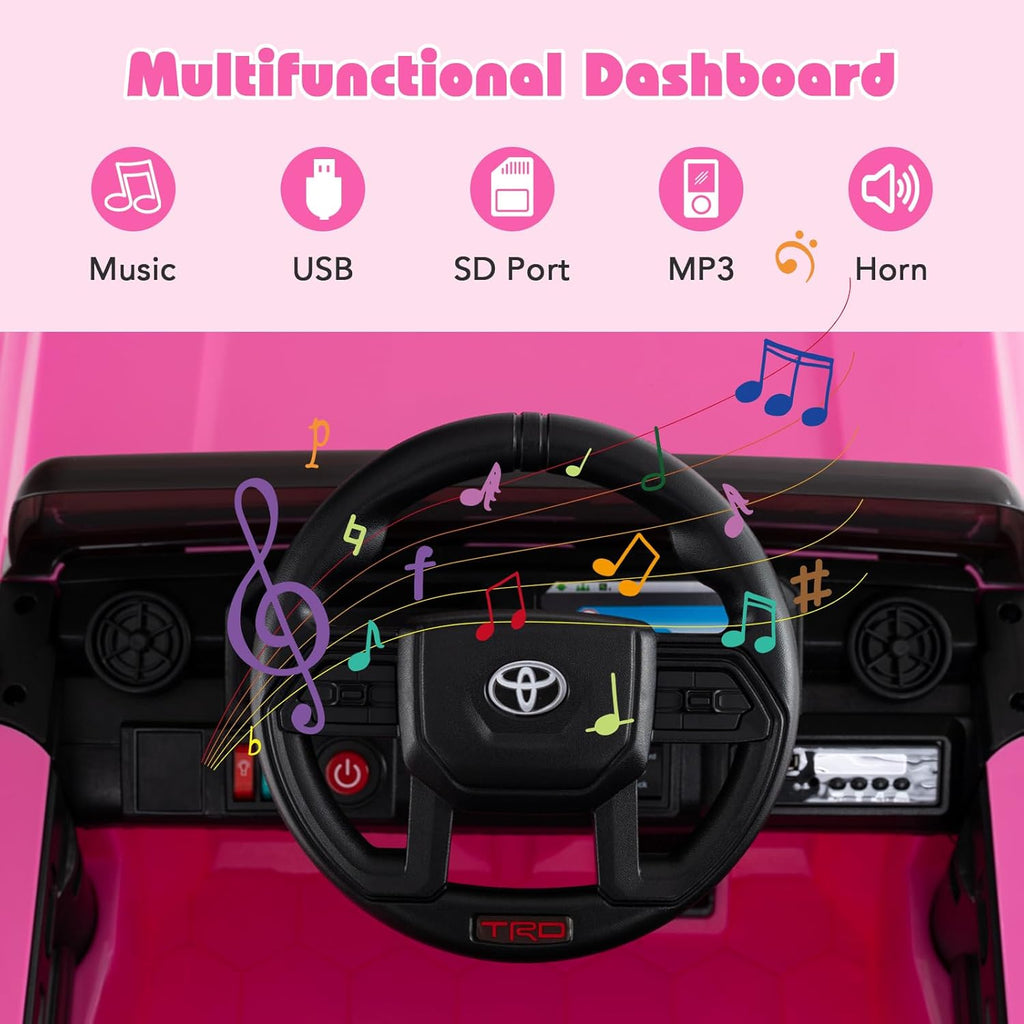 OLAKIDS Licensed Toyota LC250 Ride on Car 12V Kids Electric Vehicle with Remote Control