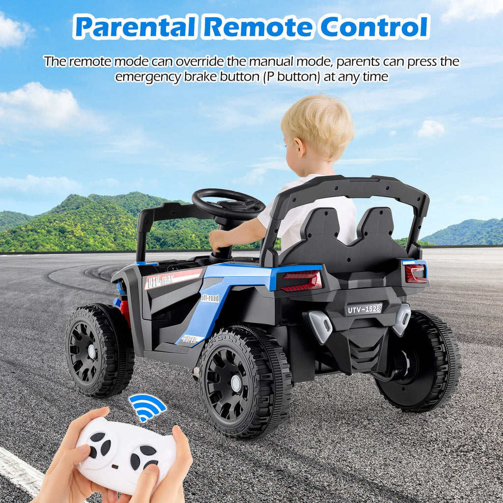 OLAKIDS 12V Ride on Car UTV, Electric Off-Road Truck for Toddlers Aged 3+ Years