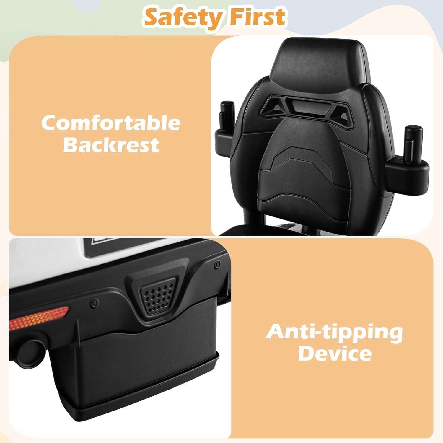 OLAKIDS Licensed Toyota 3 in 1 Toddler Ride On Push Car with Parent Handle, Guardrails and Storage