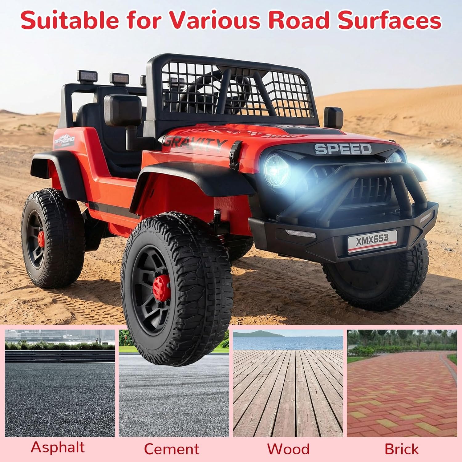 OLAKIDS 24V Ride on Car with Remote Control, Bluetooth Soft Start for Kids Aged 3+