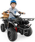 OLAKIDS 24V Kids ATV Quad Ride On Car for Boys Girls Ages 3+