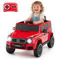 OLAKIDS 12V Licensed Mercedes-Benz G580 Electric Car for Kids 3+ Y