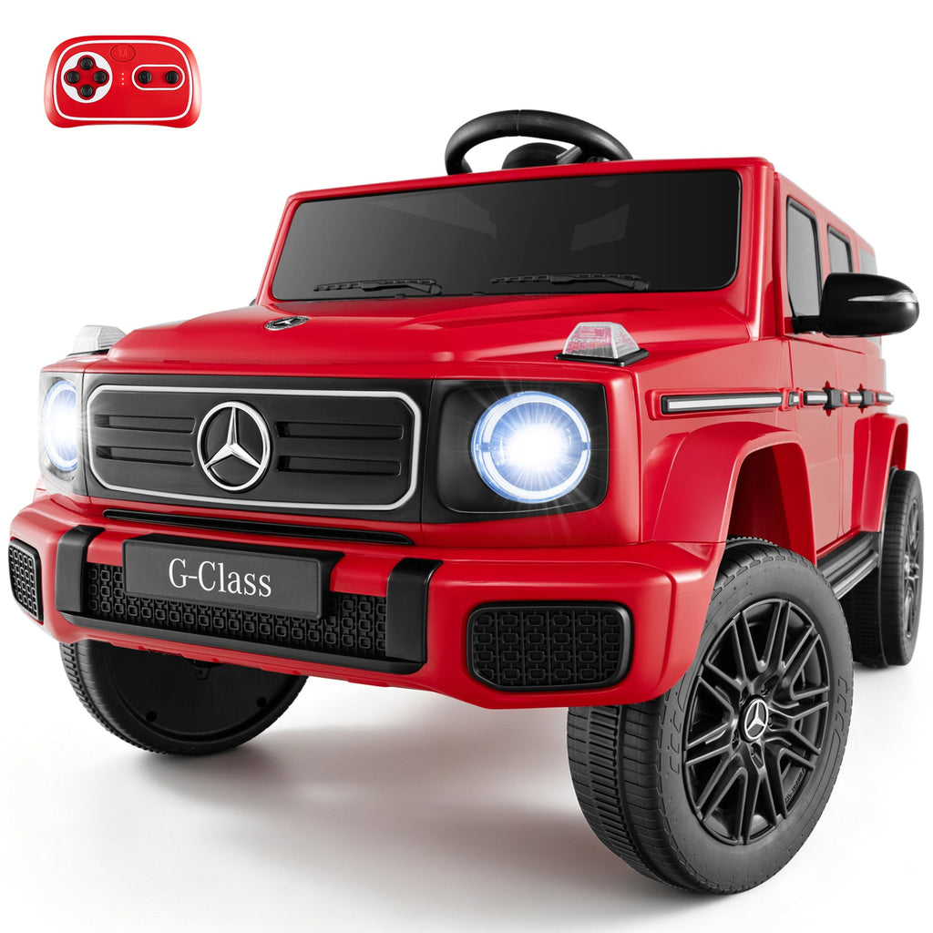 OLAKIDS 24V Licensed Mercedes-Benz G580 Electric Car for Kids 3+ Y