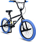 Olakids 20" Kids BMX Bike with 4 Pegs for Boys & Girls, Freestyle Bicycle with Adjustable Seat
