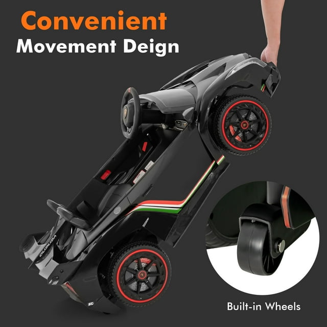 OLAKIDS 2 Seater Kids Ride on Car 12V 4WD Licensed Lamborghini Veneno