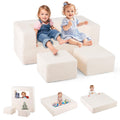 OLAKIDS Modular Kids Play Couch, Toddler Sectional Fort Building Sofa
