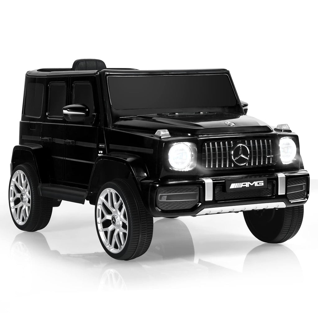 OLAKIDS 12V Kids Ride On Car, Licensed Mercedes Benz G63 Electric Vehicle with Remote Control, Double Open Doors, Music, Bluetooth, 2 Speeds, Wheels Suspension, Battery Powered Driving Toy OLAKIDS