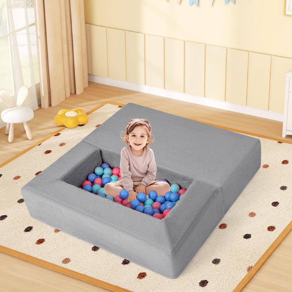 OLAKIDS Modular Kids Play Couch, Toddler Sectional Fort Building Sofa