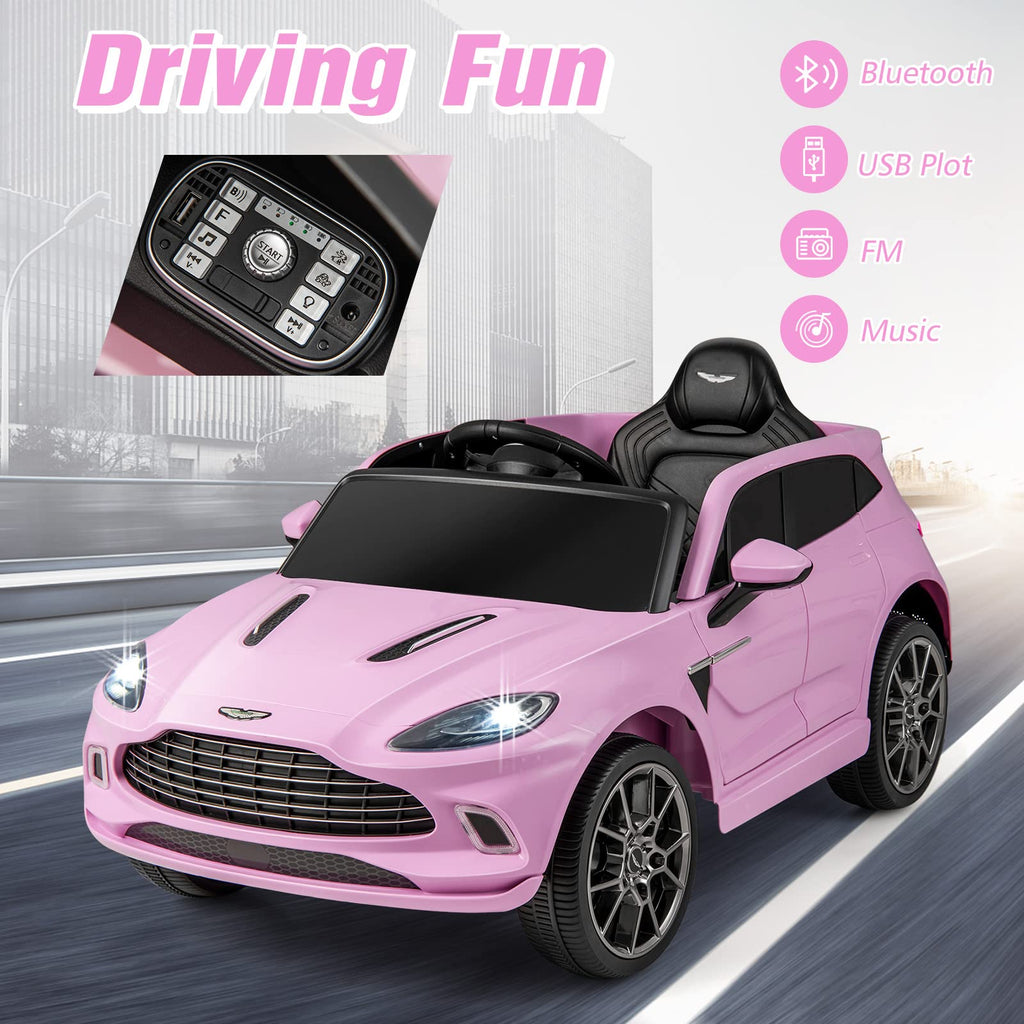 OLAKIDS Licensed Kids Ride on Car, 12V Electric Vehicle with Remote Control